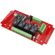 Reactor Sensor Controlled 4-Channel SPDT Relay Board + 8-Channel 8-Bit ADC